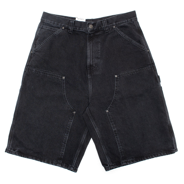 Carhartt WIP - OG Aden Double Knee Short
Style # I036590_89_06
Color : Black (Stone Washed)