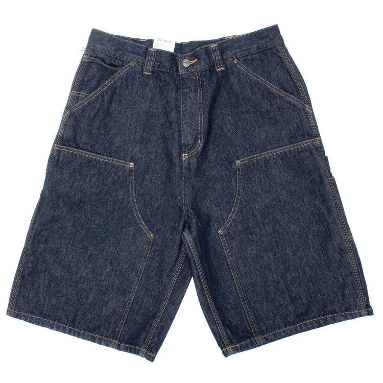 Carhartt WIP - OG Aden Double Knee Short
Style # I036590_01_02
Color : Blue Rinsed