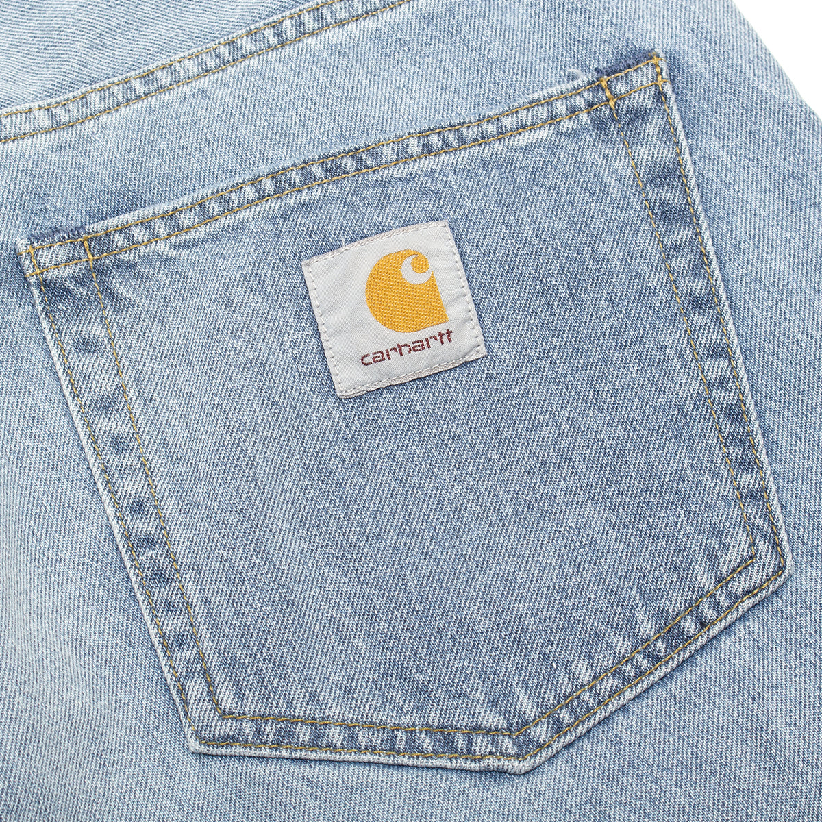 Carhartt WIP - Landon Short
Style # I030469_01_WU
Color : Blue (Heavy Worn Bleached)