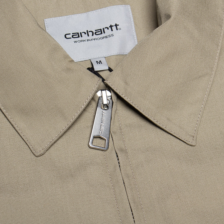 Carhartt WIP - Postal Zip Shirt
Style # I0361189-3MS
Color : Iroko / Black