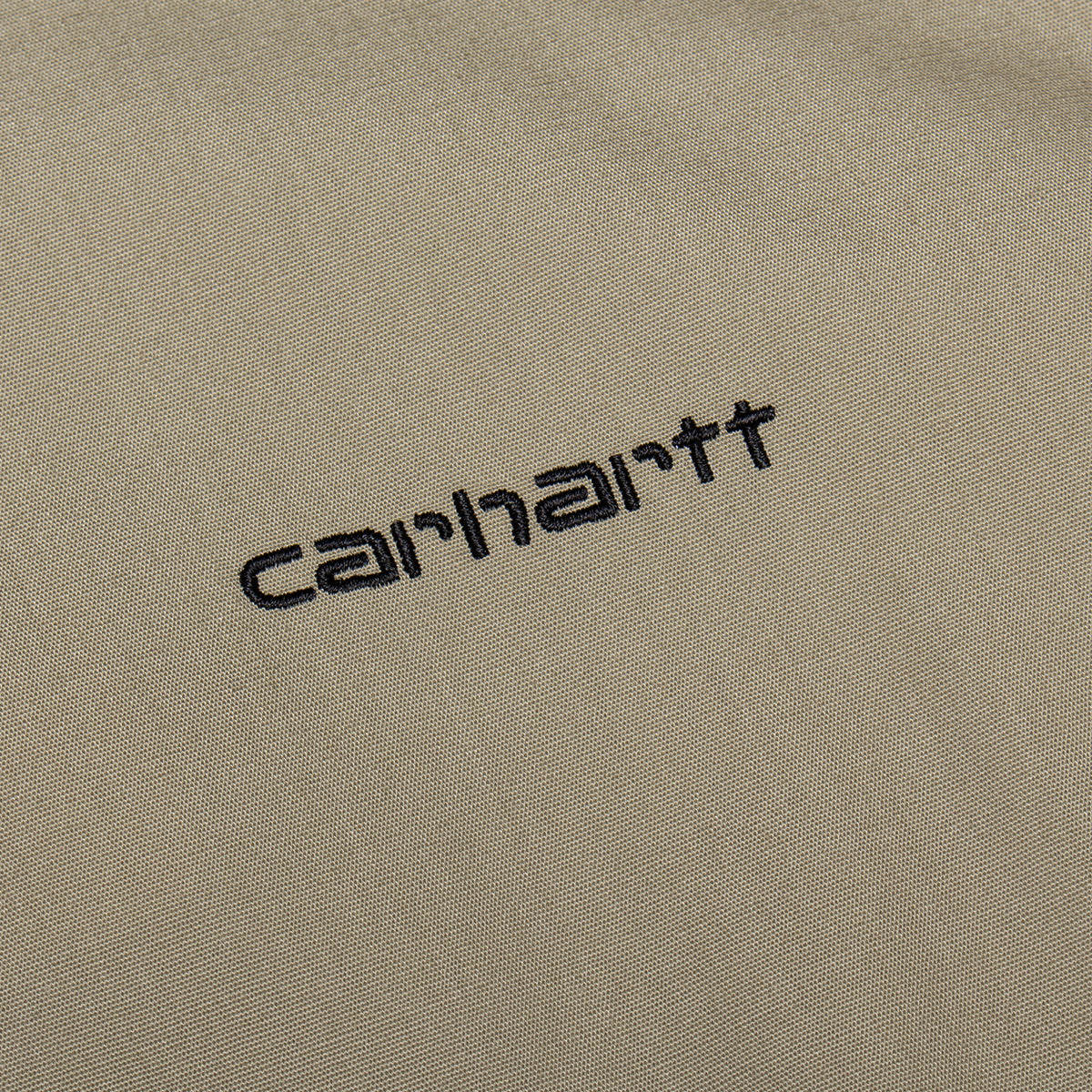 Carhartt WIP - Postal Zip Shirt
Style # I0361189-3MS
Color : Iroko / Black