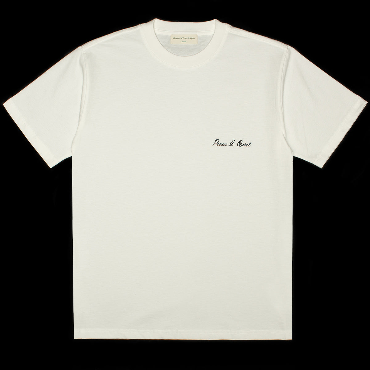 Museum Of Peace &amp; Quiet | Signature T-Shirt
Color : White