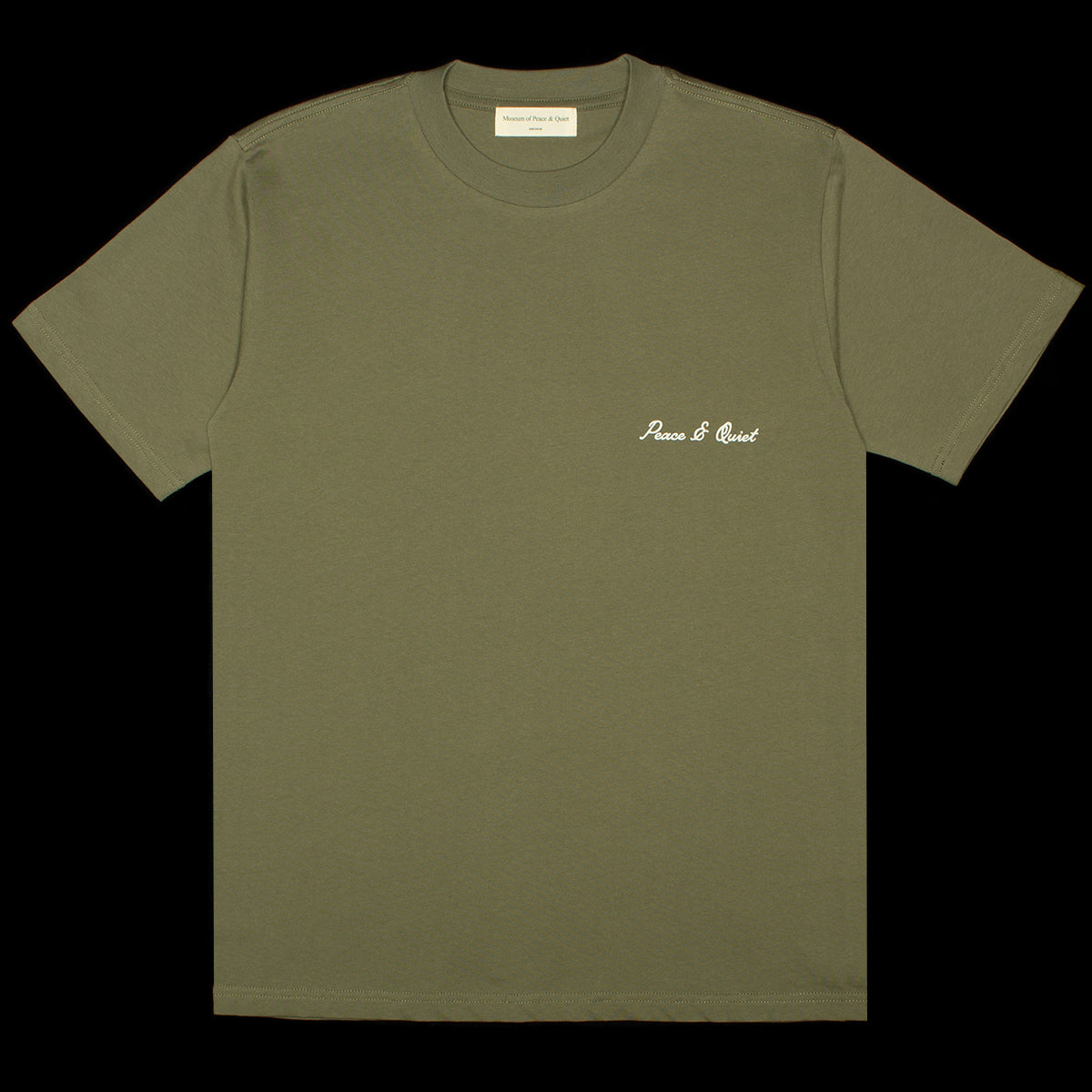 Museum Of Peace &amp; Quiet | Signature T-Shirt
Color : Olive