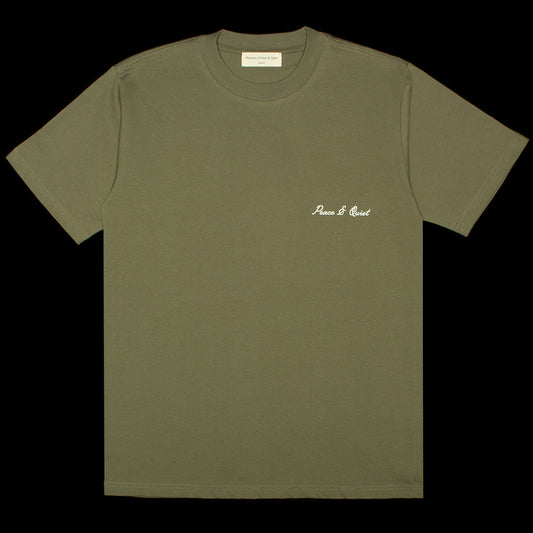 Museum Of Peace &amp; Quiet | Signature T-Shirt
Color : Olive