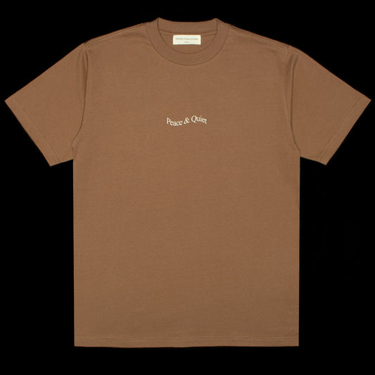 Museum Of Peace &amp; Quiet | Wordmark T-Shirt
Color : Adobe