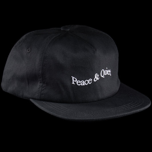 Museum Of Peace &amp; Quiet | Wordmark 5-Panel Hat
Color : Black