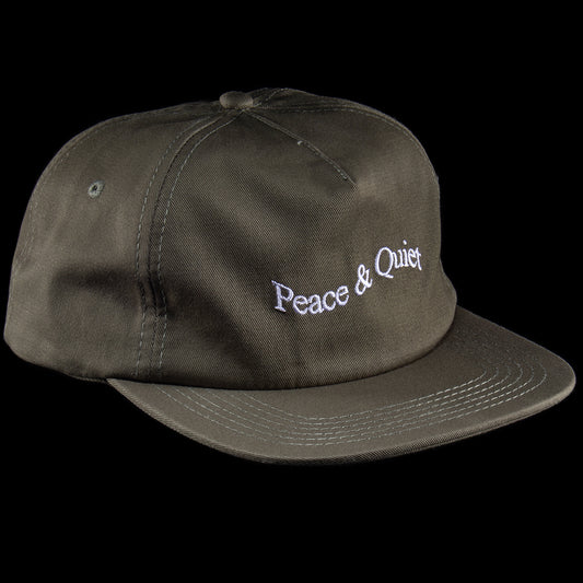 Museum Of Peace &amp; Quiet | Wordmark 5-Panel Hat
Color : Olive