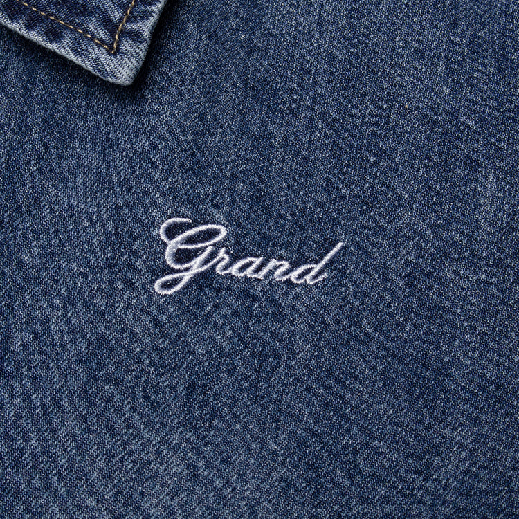 Grand Collection - Denim Jacket
Color : Washed Blue