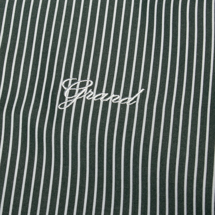 Grand Collection - Striped Poplin Shirt
Color : Forest