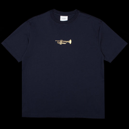 Grand Collection - Trumpet T-Shirt
Color : Midnight Navy