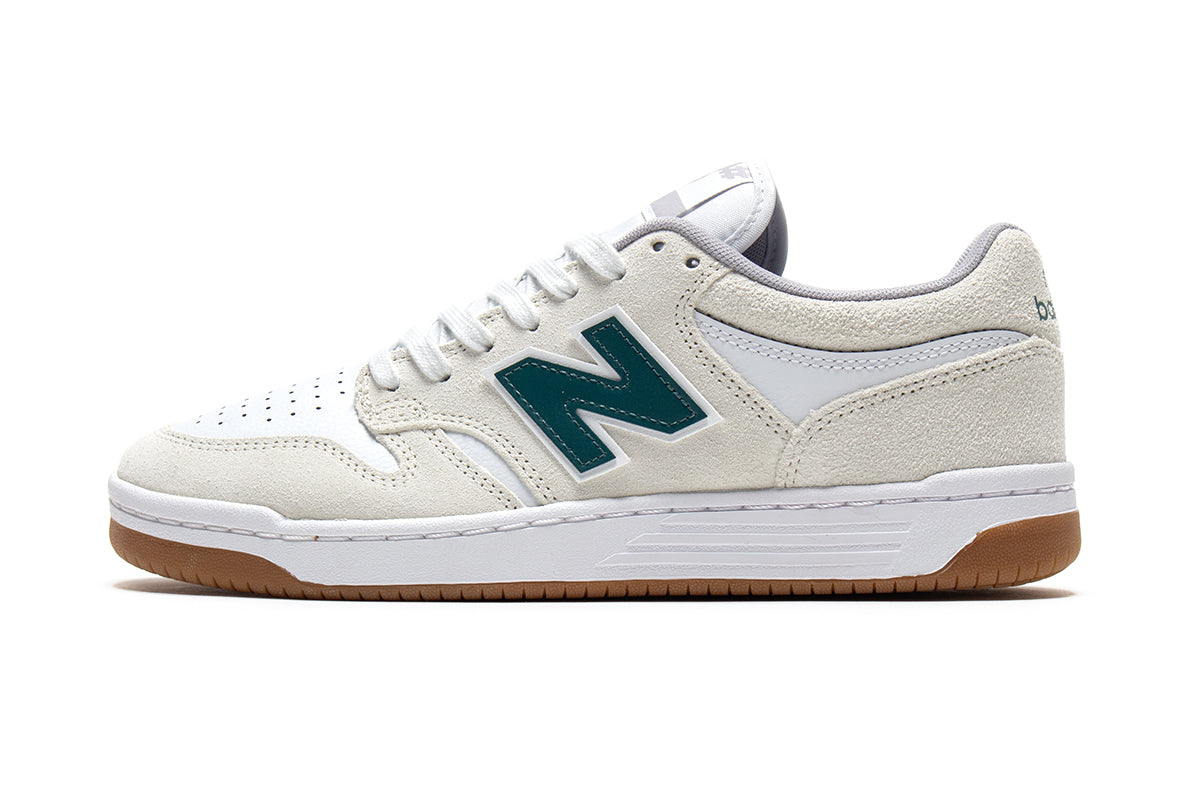 New Balance Numeric - 480
Style # NM480JDI
Color : Sea Salt / Vintage Teal