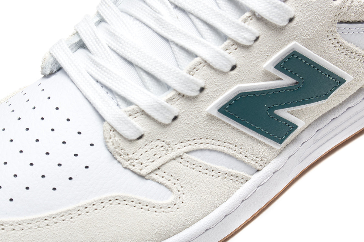 New Balance Numeric - 480
Style # NM480JDI
Color : Sea Salt / Vintage Teal
