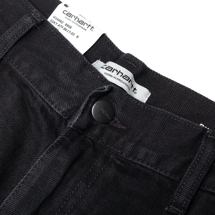 Carhartt WIP - Women's Brandon Double Knee Pant
Style # I034462_89_06
Color : Black (Stone Washed)