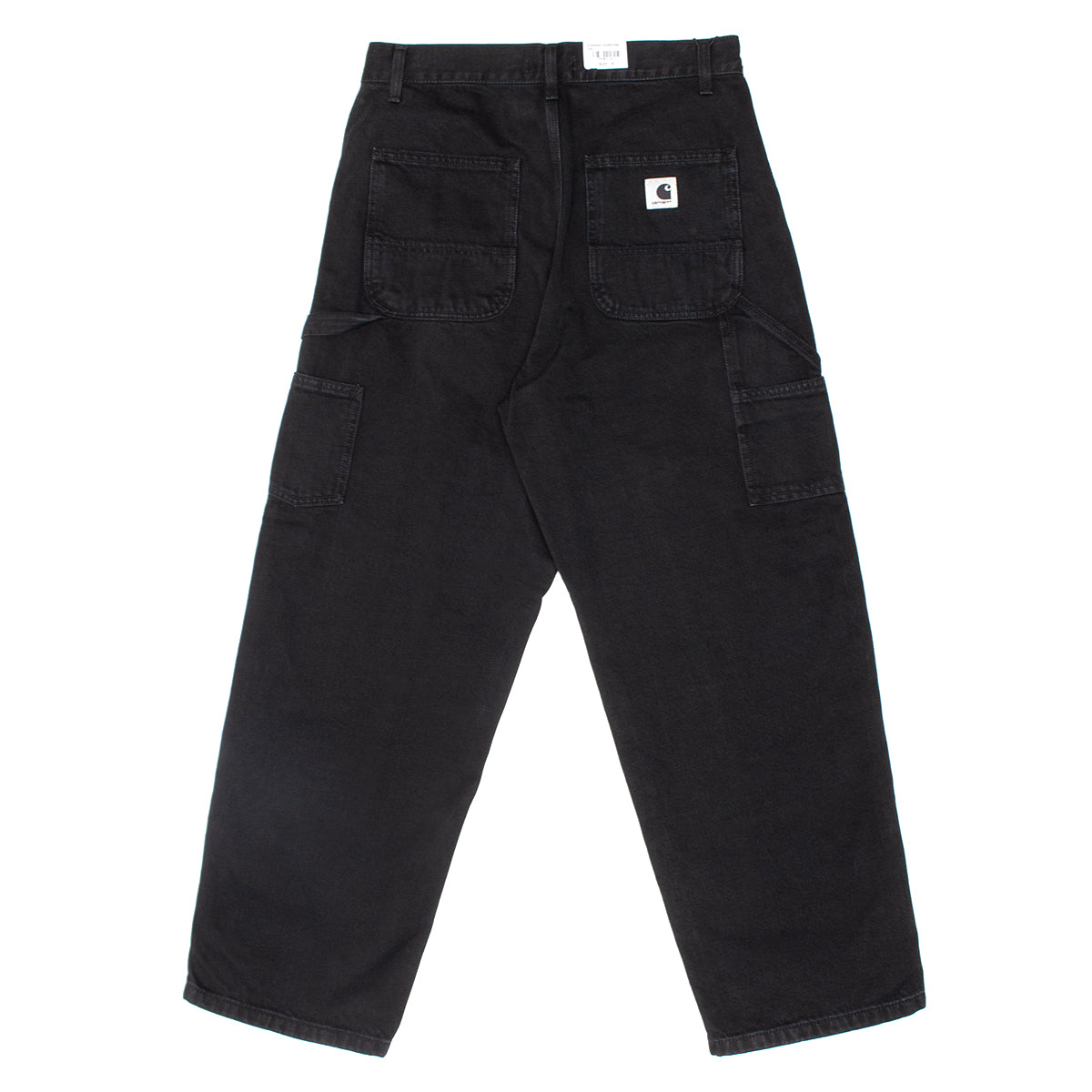 Carhartt WIP - Women's Brandon Double Knee Pant
Style # I034462_89_06
Color : Black (Stone Washed)