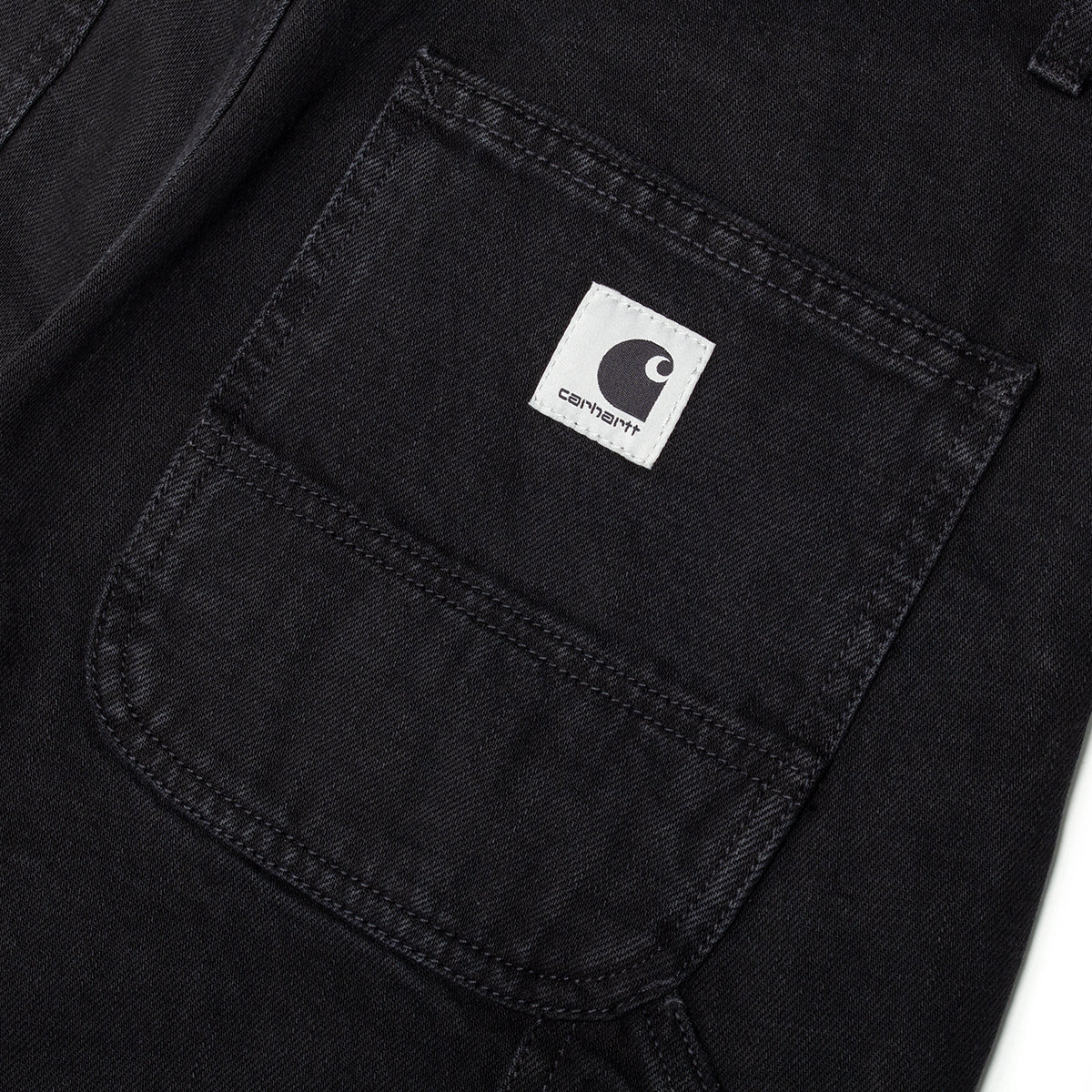 Carhartt WIP - Women's Brandon Double Knee Pant
Style # I034462_89_06
Color : Black (Stone Washed)