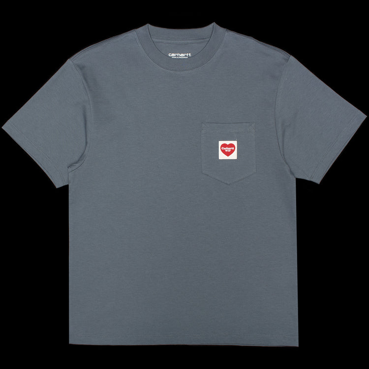 Carhartt WIP - Women's Pocket Heart T-Shirt
Style # I032180_3QJ
Color : Cozy Blue
