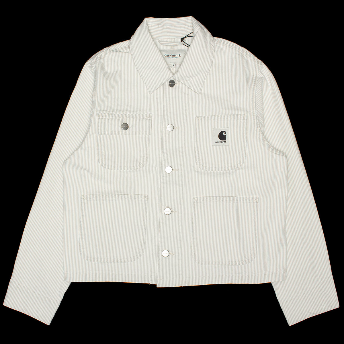 Carhartt WIP - Women's Mercer Stripe Chore Coat
Style # I036511_3OK_06
Color : Graphite / Wax