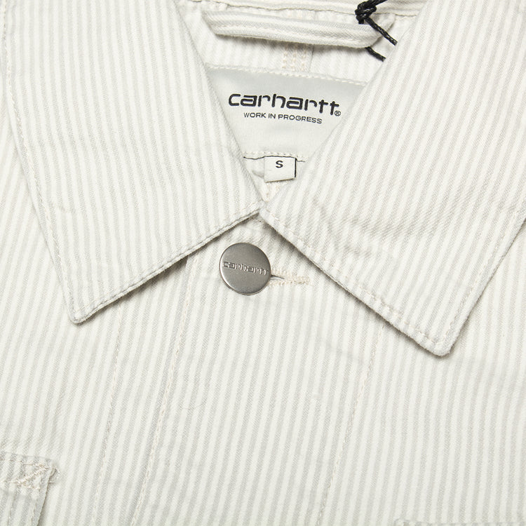 Carhartt WIP - Women's Mercer Stripe Chore Coat
Style # I036511_3OK_06
Color : Graphite / Wax