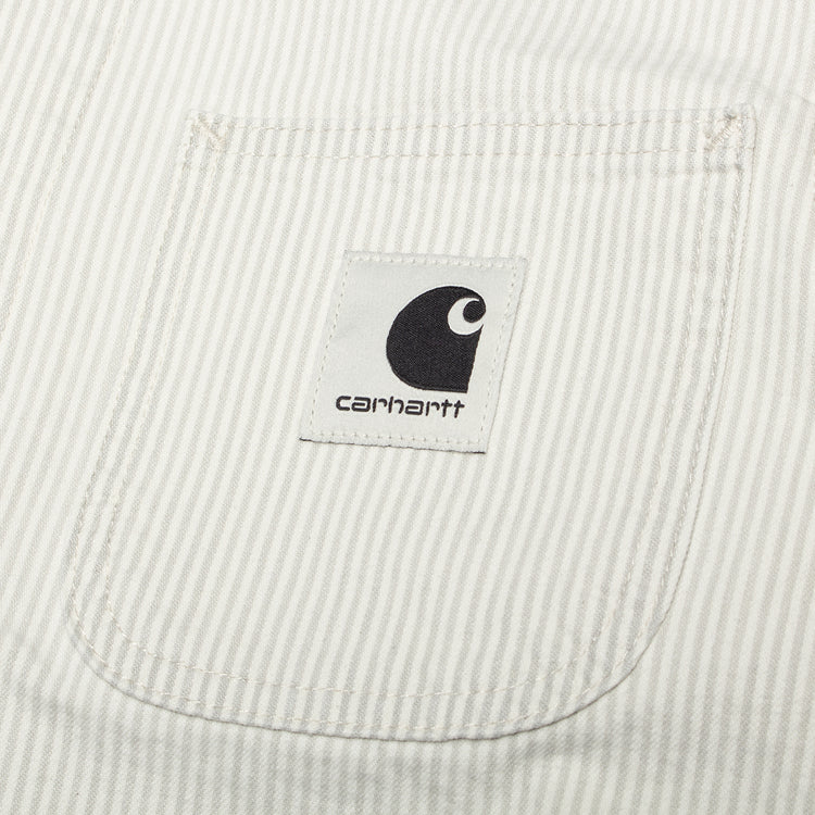 Carhartt WIP - Women's Mercer Stripe Chore Coat
Style # I036511_3OK_06
Color : Graphite / Wax