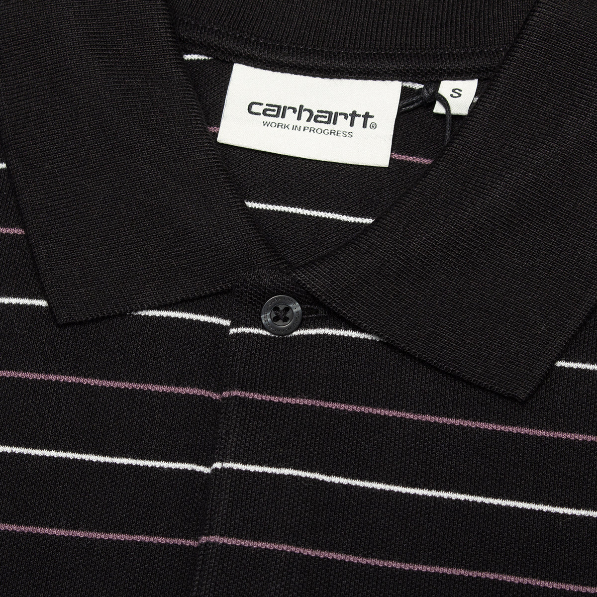 Carhartt WIP - Women's Mabel Stripe Polo
Style # I036354_3O1
Color : Black
