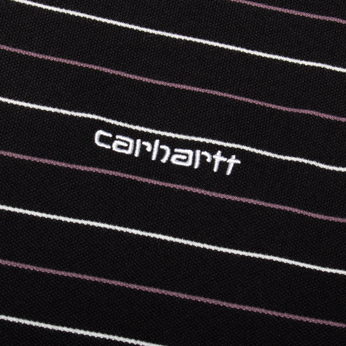 Carhartt WIP - Women's Mabel Stripe Polo
Style # I036354_3O1
Color : Black