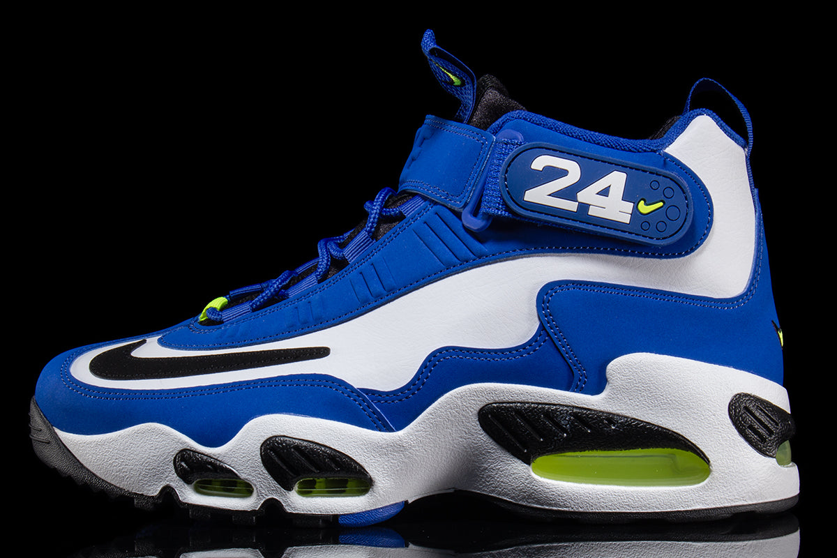Nike - Air Griffey Max 1
Style # DJ5161-400
Color : Varsity Royal / Black / Volt