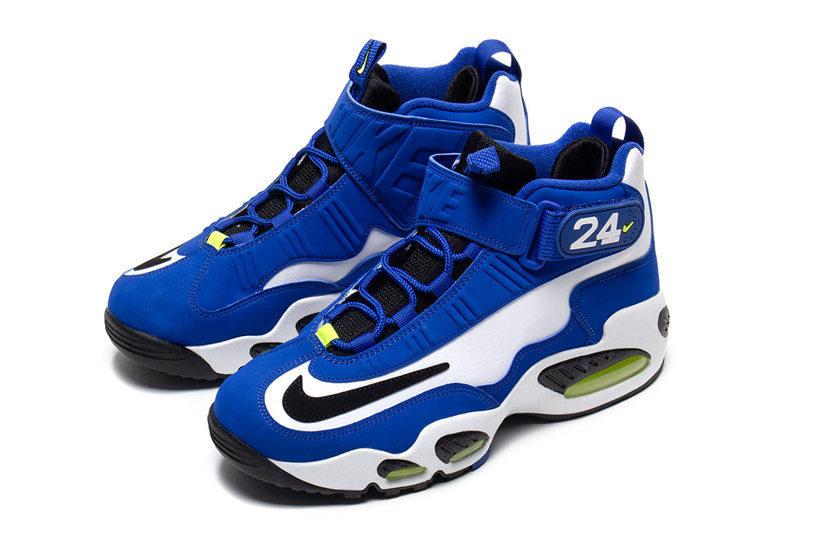 Nike - Air Griffey Max 1
Style # DJ5161-400
Color : Varsity Royal / Black / Volt