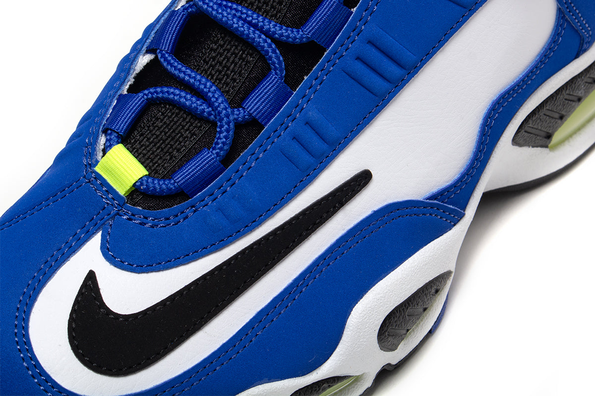 Nike - Air Griffey Max 1
Style # DJ5161-400
Color : Varsity Royal / Black / Volt