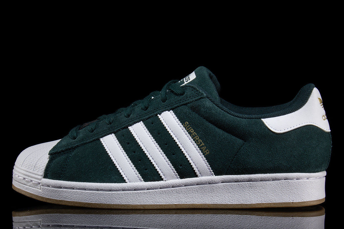 Adidas Skateboarding - Superstar ADV
Style # KI5732
Color : Aurora Ivy / Cloud White / Gold Metallic
