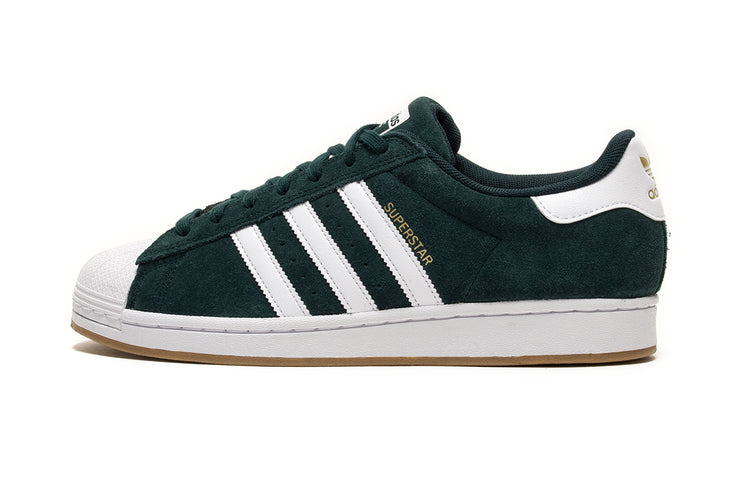 Adidas Skateboarding - Superstar ADV
Style # KI5732
Color : Aurora Ivy / Cloud White / Gold Metallic