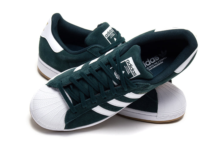 Adidas Skateboarding - Superstar ADV
Style # KI5732
Color : Aurora Ivy / Cloud White / Gold Metallic