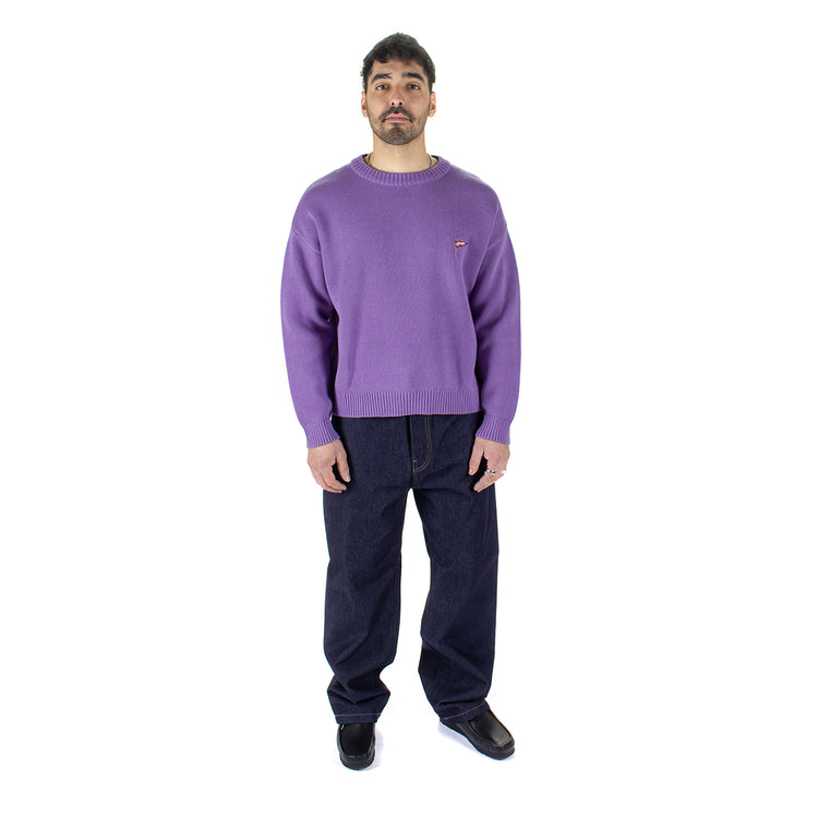 Students - Rains Cable Knit Crewneck Sweater
Color : Wisteria