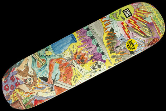 Baker - Here To Stay Deck
Sizes : 8.38"
Wheelbase : 14.5"
Length : 32.25"
Steep concave
B2 shape - squared nose and tail
Andrew Reynolds pro model