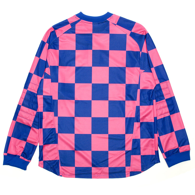Nike SB - Club Goalie Jersey
Style # II4367-480
Color : Game Royal / Pinksicle / Hydrogen Blue