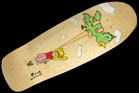Frog - Bird Girl Deck
Sizes : 9.8"
Pat G pro model