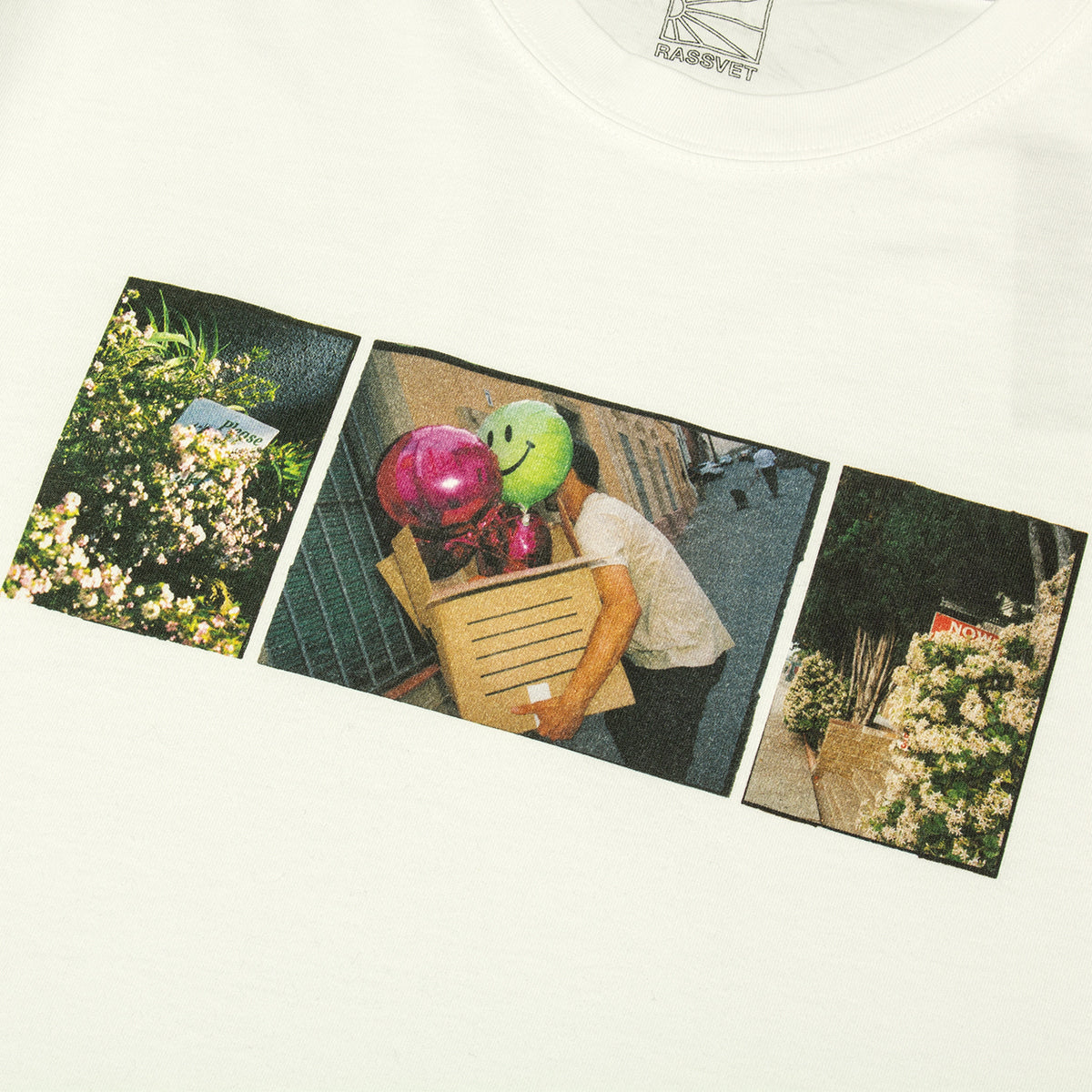 Rassvet - Please Smile Now T-Shirt
Color : White