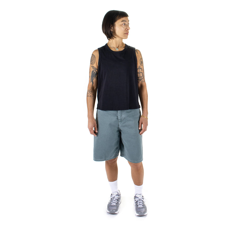 Carhartt WIP - Women's Brandon Short
Style # I034839-2M2
Color : Silver Pine