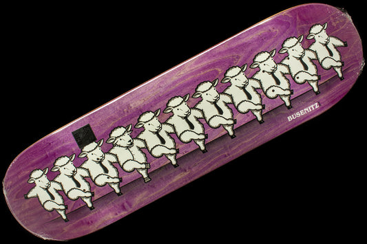 Real - Can-Can Deck
Color : Purple
Sizes : 8.38"
Length : 31.75"
Wheelbase : 14"

True Fit mold
Dennis Busenitz pro model