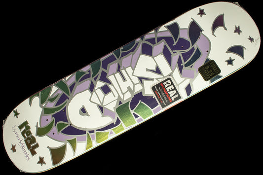 Real - Oval Party Deck
Sizes : 8.25"
Length : 32"
Wheelbase : 14.25"

Full SE shape
Ishod Wair pro model