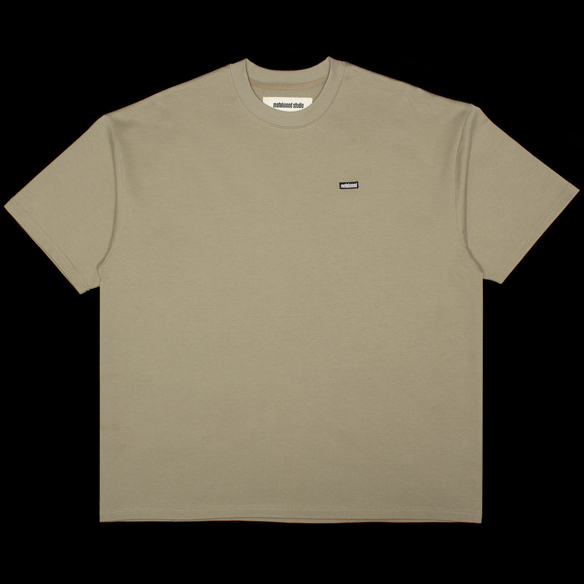 Metalwood - Heavyweight Mini Metal Logo T-Shirt
Color : Tar