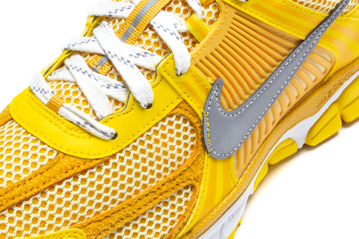 Nike | Zoom Vomero 5 Premium Style # FJ4453-765 Color : Yellow Strike / Metallic Silver