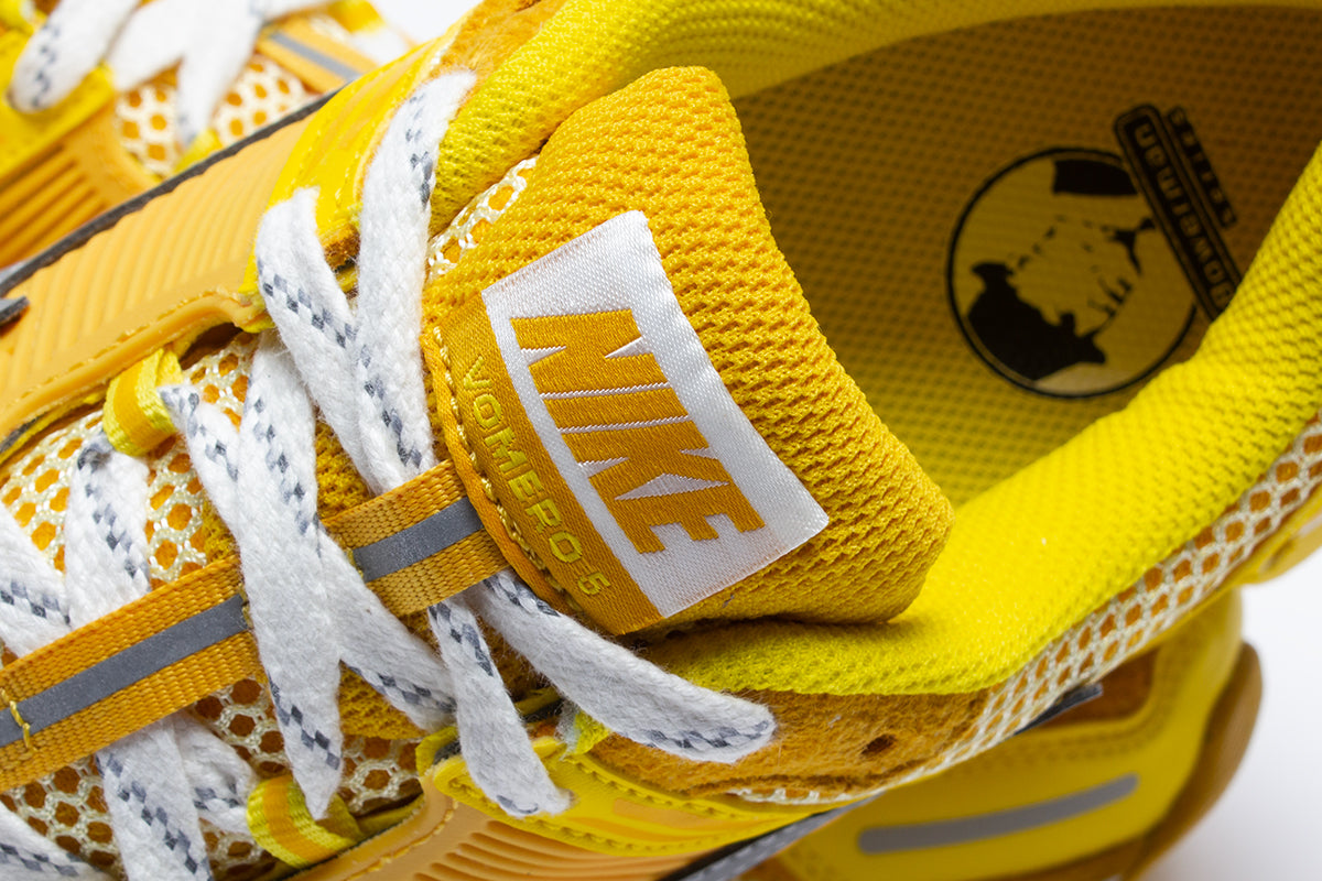 Nike | Zoom Vomero 5 Premium Style # FJ4453-765 Color : Yellow Strike / Metallic Silver