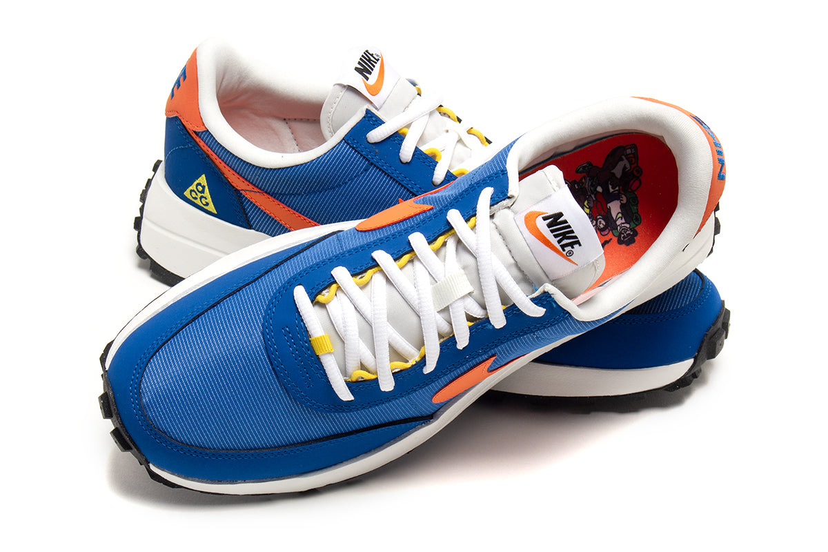 Nike - ACG LDV
Style # IF2857-400
Color : Brilliant Blue / Turf Orange / Sail / White
