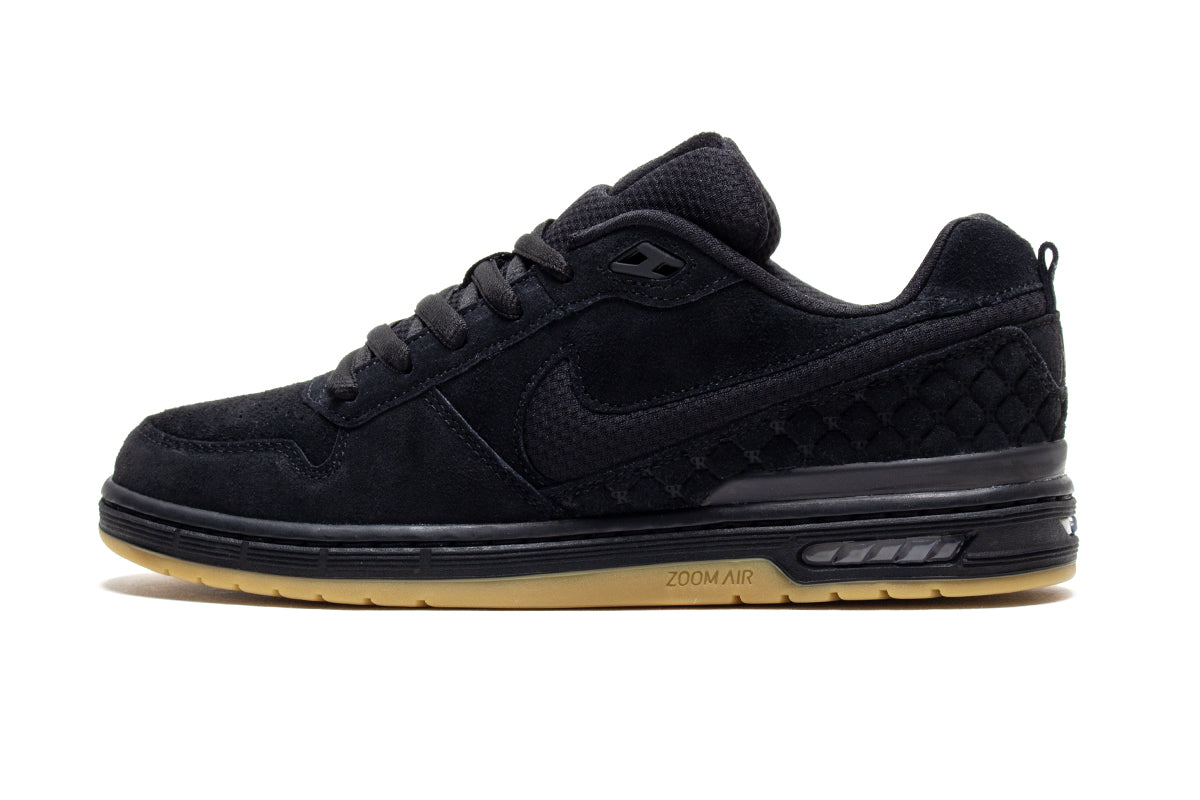 Nike SB - Paul Rodriguez Zoom Air Low
Style # IQ6827-001
Color : Black / Black / Gum Light Brown