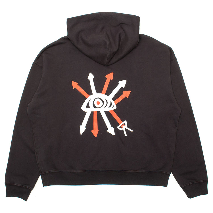 District Vision - California Cotton Hoodie
Style # DVLA002-B
Color : Arrow Eye Vintage Black