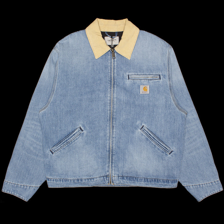 Carhartt WIP - OG Detroit Jacket (Spring)
Style # I036593-2XN
Color : Blue / Dusty Hamilton Brown (Burst Washed)