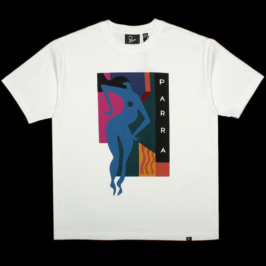by Parra | Bleached &amp; Blank T-Shirt 51300 White&nbsp;