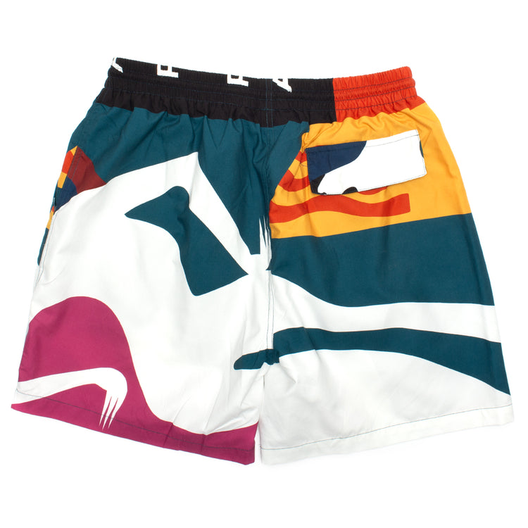 by Parra | Bleached In White Swim Shorts 51335 Multi