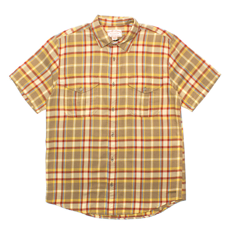 Filson | S/S Lightweight Alaskan Guide Shirt Style # 20248771 Color : Khaki / Tan