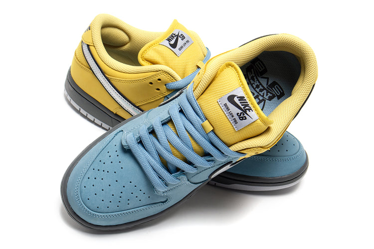 Nike SB - Dunk Low Pro
Style # IR1888-700
Color : Lightning / Wolf Grey / Denim Turquoise